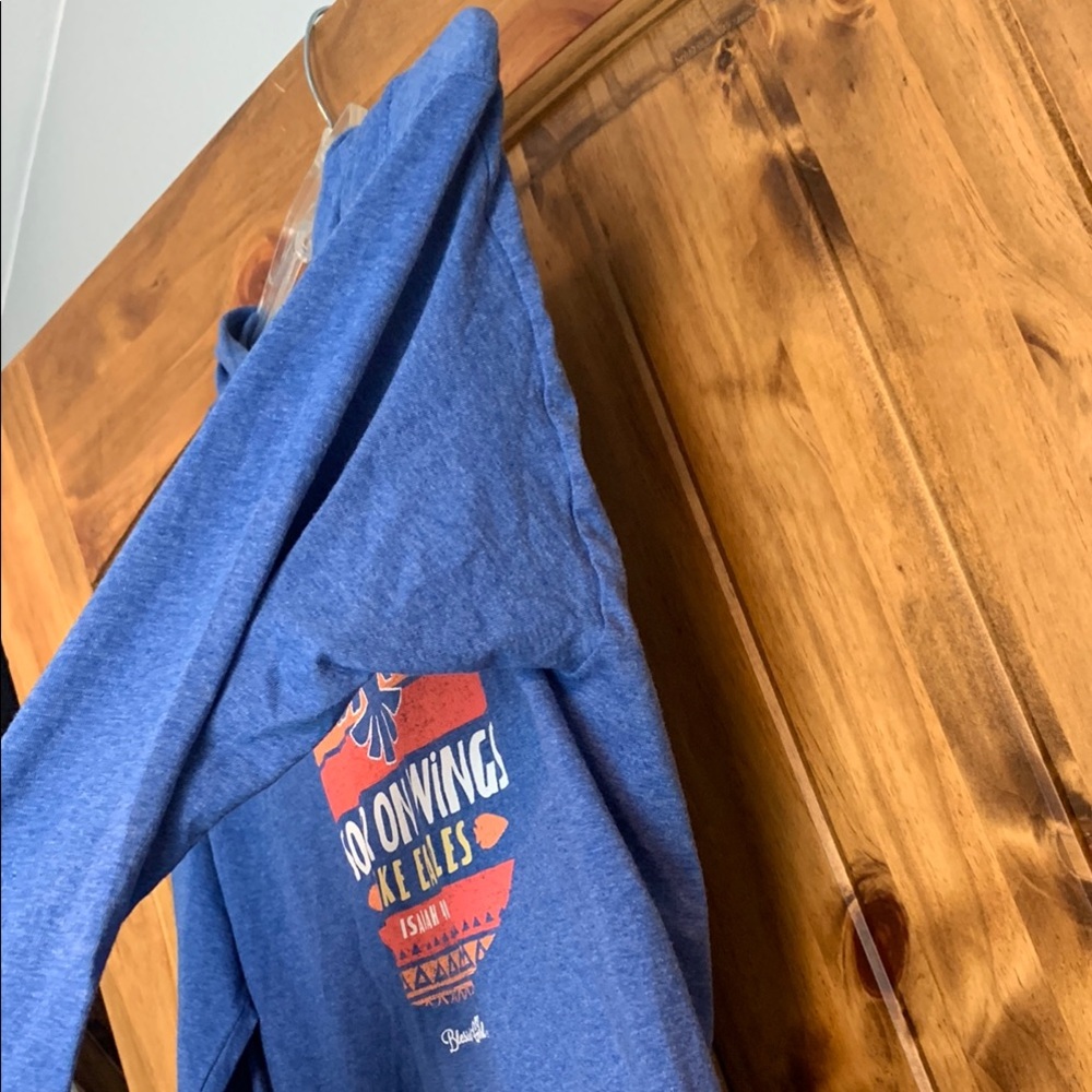 Blue Graphic Long Sleeve Tee - Picture 8 of 8